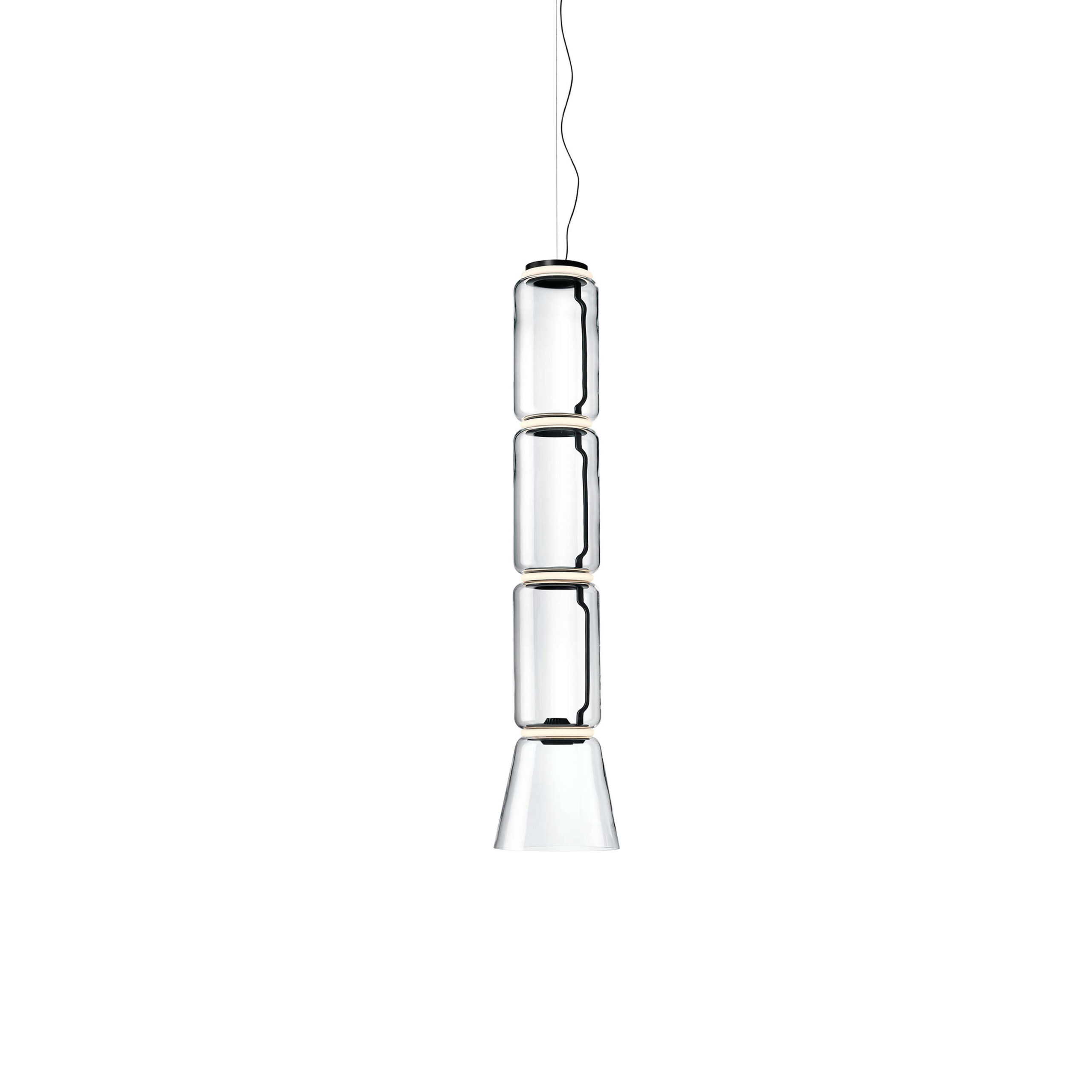 lampada Noctambule Suspension 3 Low Cylinder Cone